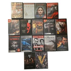 Lot Of 16 DVD Horror Scary Movies Halloween